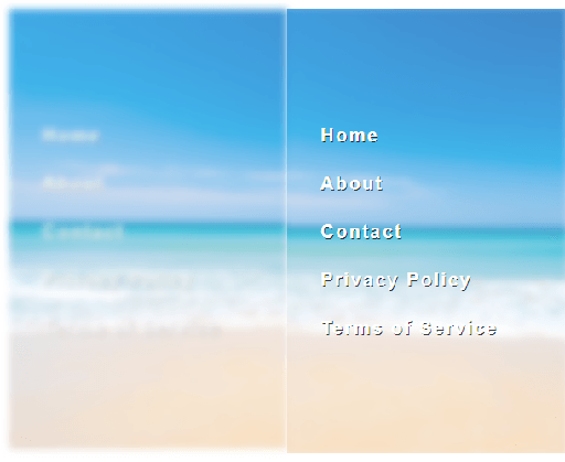 Contoh perbandingan background blur tanpa dan dengan pseudo